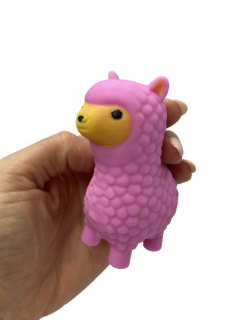 Gniotek lama antistresová hračka Pink Fidget hračky